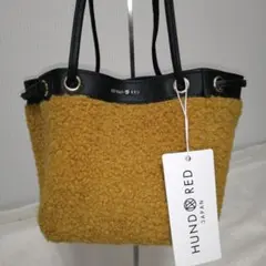 HUND RED ファーハンドバッグ　新品未使用✨️