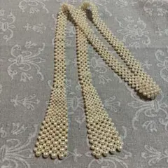 ラリエット　ロングネックレス　タイ