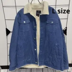 【TEMPTATION】ボア裏地 コーデュロイジャケット L size【美品】