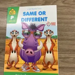 School Zone Same or Different 幼児英語ワークブック
