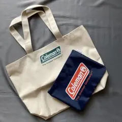 【未使用】Coleman トートバッグ＆ポーチセットのサムネイル