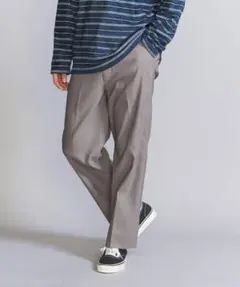 おまけ付き BEAUTY & YOUTH ツイル ノープリーツ ストレートパンツ