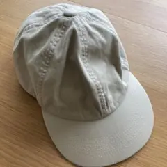 ベージュ コットンキャップ　ユニクロ