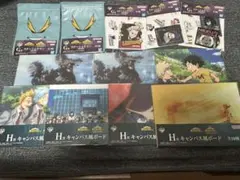 ヒロアカ　一番くじ　紡がれる想い　下位賞　12点　キャンバス風ボード　ジッパー