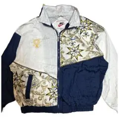 90s NIKE ナイキ ナイロンジャケット トラックジャケット XL 白