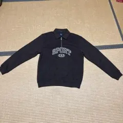 GAP ハーフジップ スウェット ブラック Mのサムネイル
