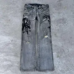 semantic design Skull Flare Denim Pantsのサムネイル