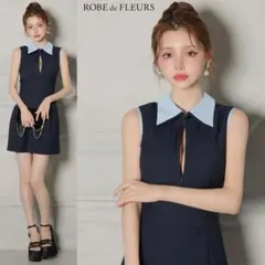 ROBE de FLEURS ローブドフルール ミニキャバドレス fm4228