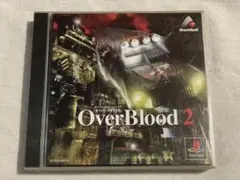엽서가있는 PS1 플레이 스테이션 소프트 OverBlood 2