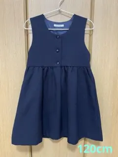 familiar ワンピース ネイビー 120 お受験お教室 - メルカリ