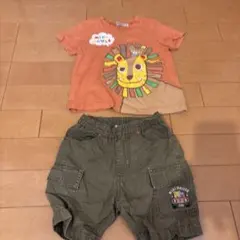 MIKI HOUSE ハーフパンツ Tシャツ　2点セット　90cm