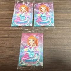 SP大空あかり3枚 映画 アイカツ プリパラ 出会いのキセキ ウエハース