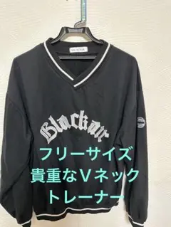 Victoria ブラック Vネック トレーナー