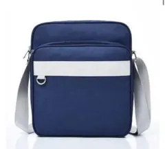 スクールバック ショルダー ネイビー/白