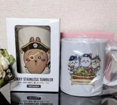 可愛い♫　ちいかわ 2WAY真空二重ステンレスタンブラーとマグカップセット