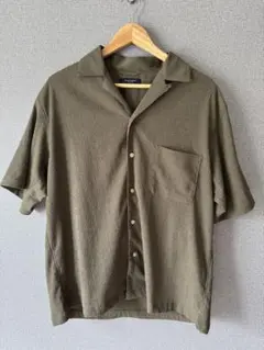【備品】BACK NUMBER 半袖シャツ L オリーブ