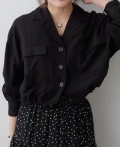 最終価格【タグ付き新品】ミリタリーショートシャツジャケットのサムネイル