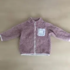ピンク フリースジャケット