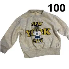 NEW YORK CITY ベア トレーナー 100cmのサムネイル