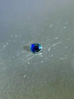 カシミール産未処理コーンフラワーブルーサファイア0.14ct 3×2.5mm