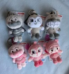 アンパンマンミュージアム ぬいぐるみ 限定 キーホルダー 6体セット