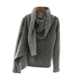 美品 レア送料無料☆トリココムデギャルソンストールニット変形アシンメトリー