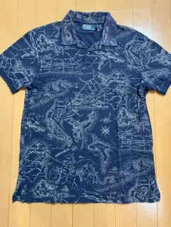 ⭐️美品⭐️ラルフローレン 地図 等高線 ポロシャツ 総柄 RRLのサムネイル