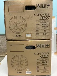 YFC製 GRASS HN ES612 14X5J シルバーホイール 4本セット - メルカリ