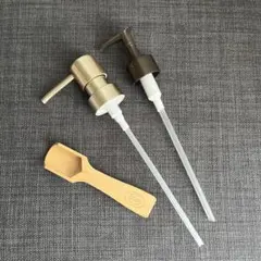 【新品未使用】SABON ポンプ 2本＆スクラブ用スプーン