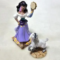 ディズニーストア　ノートルダムの鐘　エスメラルダ　ジャリ　陶器　置物　フィギュア
