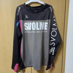 SVOLME 長袖シャツ グレー/ブラック/ピンク