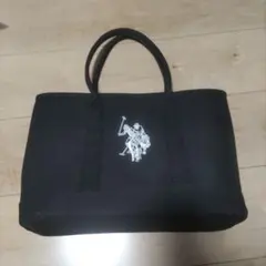 U.S. POLO ASSN. トートバッグ ブラックのサムネイル