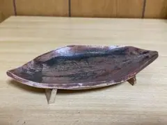 葉っぱの柄のプレート