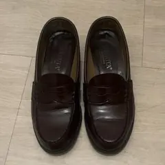 HARUTAダークブラウン ローファー