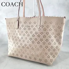 55 COACH コー千 レザー ハンドバッグ トートバッグ - メルカリ
