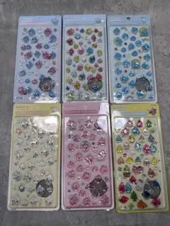 ボンボンドロップ　しずくちゃんシール　6枚セット