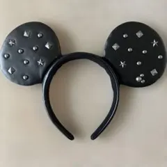 ディズニー　ミッキー　カチューシャ 黒