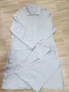 ワコールマタニティ パジャマ 上下セット ライトブルー