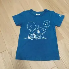 PEANUTS スヌーピー Tシャツ ブルー キッズ 100のサムネイル