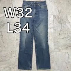 リーバイス511 デニムパンツ　防縮加工　ストレートシルエット　w32L34