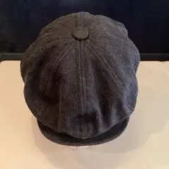 キャスケット・ヴィンテージデニム・墨黒・ハンドメイド・ユニセックス