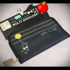 ディズニー　プーさん  マルチショルダー　ポシェット　ショルダーバッグ  ポーチ