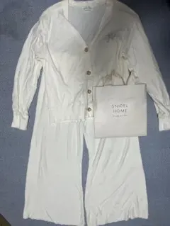 SNIDEL HOME ホワイト パジャマ セットアップ