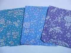 3リバティプリント カットクロス　マロリー3色　30×30cm