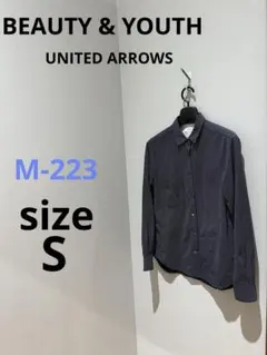 M-223 BEAUTY & YOUTH 長袖ドット柄レギュラーシャツ！