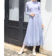 バリエーションレースドッキングワンピース