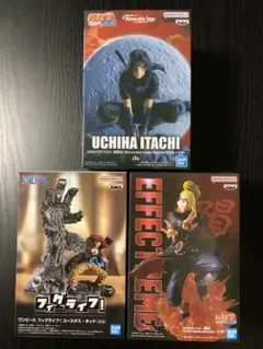 フィギュア プライズ ワンピース ナルト 内袋未開封 3点 まとめ売り