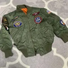 TOP GUN MA-1ジャケット オリーブグリーン　3T