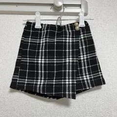 新品　SHEIN ショートパンツ　ズボン　80cm 白黒　ベビー　女の子