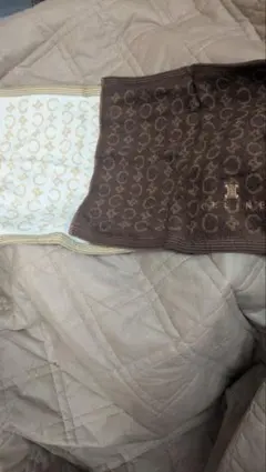 CELINE セリーヌ マカダム ハンドタオル 2枚組